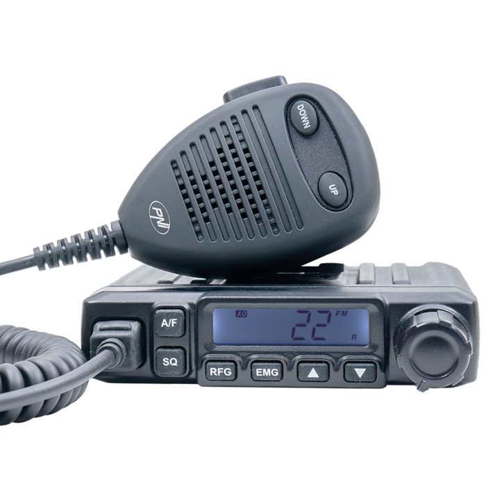 Statie radio CB PNI Escort HP 6500 multistandard, 4W, AM-FM, 12V, ASQ + Amplificator RX-TX KL203P, AM-FM-SSB, 100W, 12V si cablu PNI R50 [4]