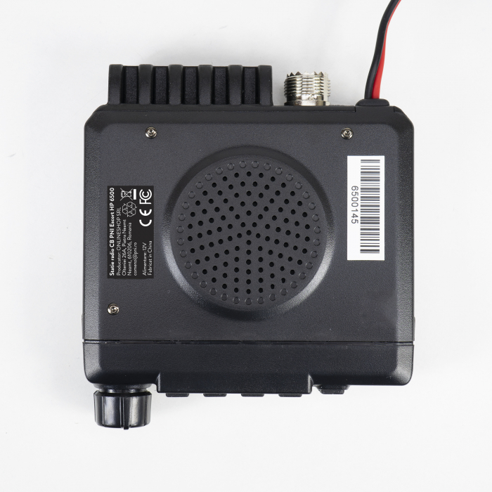 Statie radio CB PNI Escort HP 6500, multistandard, 4W, AM-FM, 12V, ASQ, RF Gain, mufa de bricheta inclusa AM/FM comutati doar in banda EU [1]