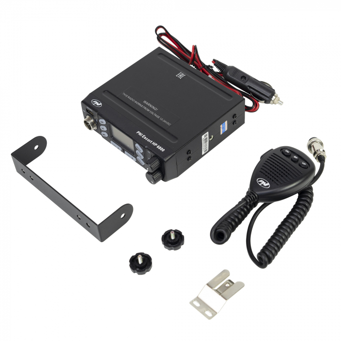 Statie radio CB PNI Escort HP 6800 ASQ, 12/24 V, MP3 player, mufa USB, 4W, AM-FM, mufa de bricheta inclusa [15]