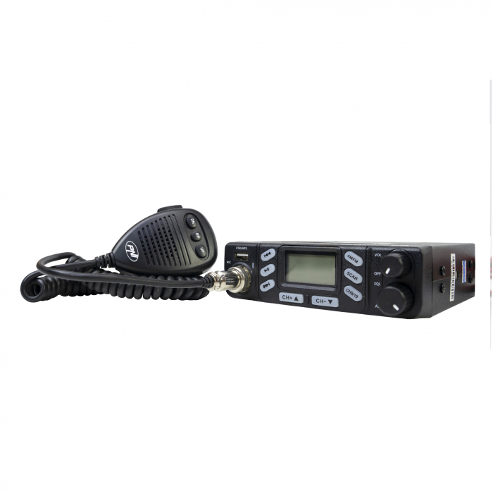 Statie radio CB PNI Escort HP 6800 ASQ, 12/24 V, MP3 player, mufa USB, 4W, AM-FM, mufa de bricheta inclusa [13]