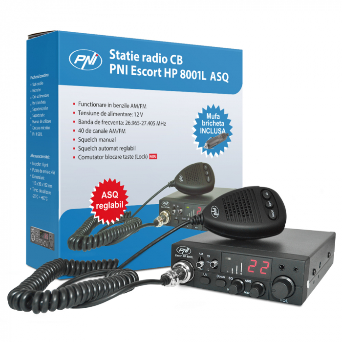 Statie radio CB PNI Escort HP 8001L ASQ include casti cu microfon HS81L [11]