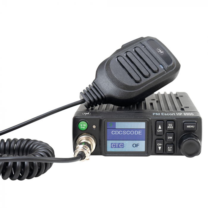 Statie Radio Cb Pni Escort Hp 8900 Asq, 12V/24V, Rf Gain, Roger Beep, Ctcss-Dcs, Dual Watch Am/Fm [5]