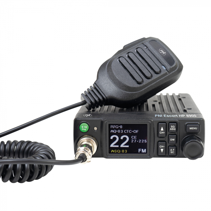 Statie Radio Cb Pni Escort Hp 8900 Asq, 12V/24V, Rf Gain, Roger Beep, Ctcss-Dcs, Dual Watch Am/Fm [4]