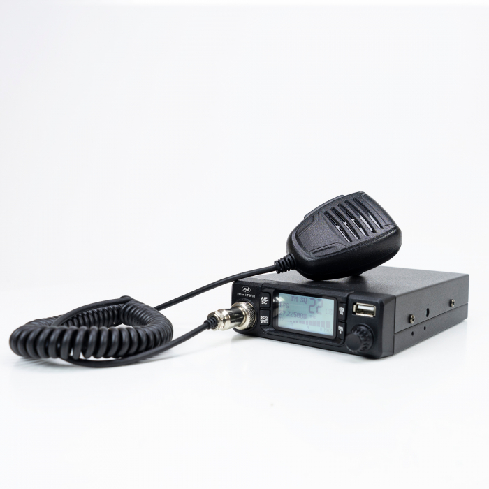 Statie radio CB PNI Escort HP 9700 USB, ANC, ASQ, alimentare 12V / 24V, functie PA, mufa de bricheta inclusa [5]