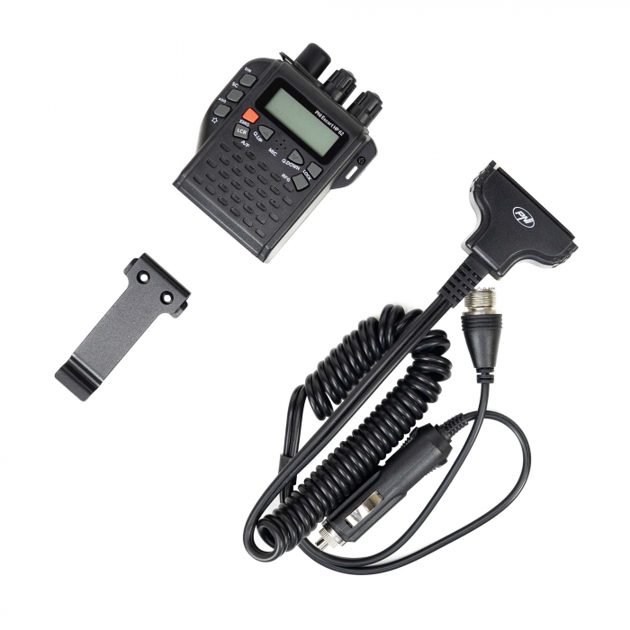 Statie radio CB portabila PNI Escort HP 62, multi standard, 4W, 12V, AM-FM, ASQ reglabil pe 5 niveluri, RF Gain pe 9 niveluri, Dual Watch, Scan, Lock [16]
