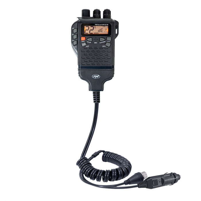 Statie radio CB portabila PNI Escort HP 62DE German version, multi standard, 4W, 12V, AM-FM, ASQ reglabil pe 5 niveluri, RF Gain pe 9 niveluri, Dual Watch, Scan, Lock [10]