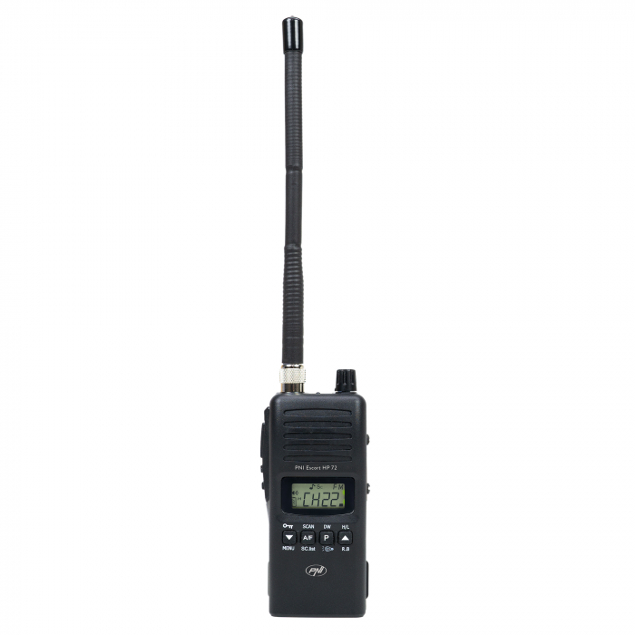 Statie radio CB portabila PNI Escort HP 72, multi-standard, 4W, AM-FM, ASQ reglabil pe 6 niveluri, Dual Watch, Scan, Lock, Roger Beep [7]