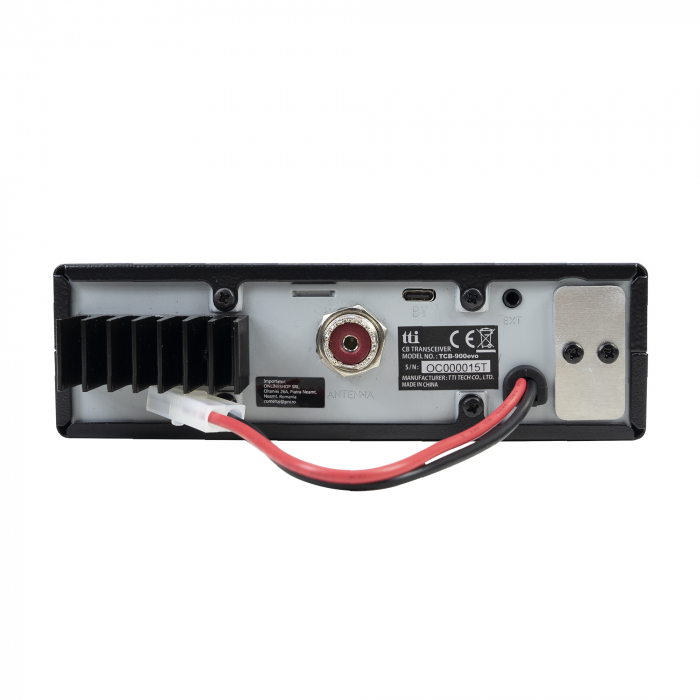 Statie radio CB TTi TCB-900 EVO, DSS, SQ, Dual Watch, Mic Gain, 12V-24V, conector dongle Bluetooth [5]