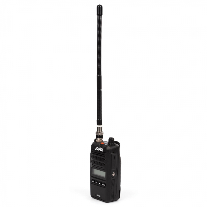 Statie radio portabila CB JOPIX CB-80 AM/FM, ASQ, 40CH, 4W, 2600 mAh Li-Ion, negru [3]