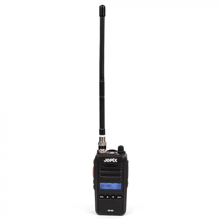 Statie radio portabila CB JOPIX CB-80 AM/FM, ASQ, 40CH, 4W, 2600 mAh Li-Ion, negru [1]