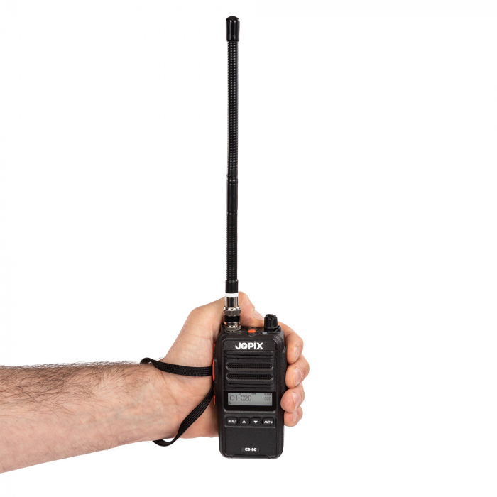 Statie radio portabila CB JOPIX CB-80 AM/FM, ASQ, 40CH, 4W, 2600 mAh Li-Ion, negru [2]