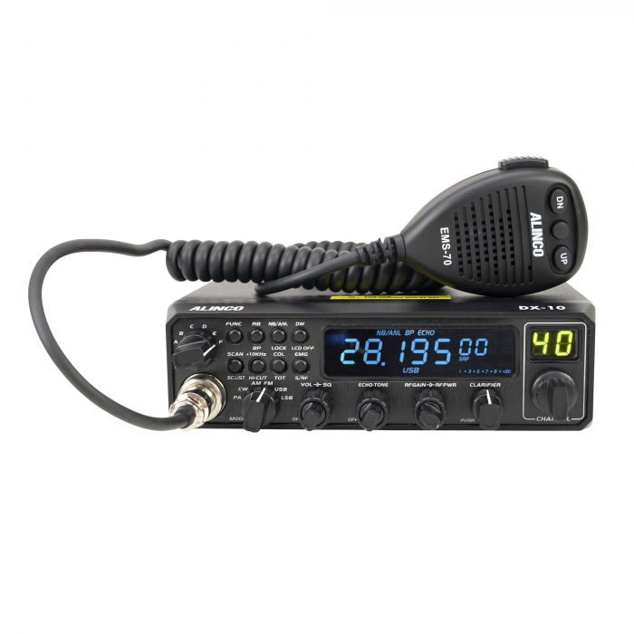 Statie radioamatori ALINCO DX-10, AM, FM, SSB 10M CW TRX 28 - 29.7 MHZ [6]