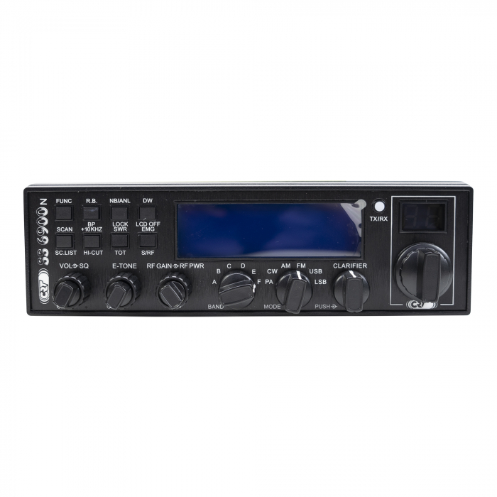 Statie radioamatori CRT SS 6900 VOX CB, AM, FM, USB, SSB, CW, PA, 28-29.7Mhz, ASQ, RF Gain, Roger Beep, 12V, programabil [8]