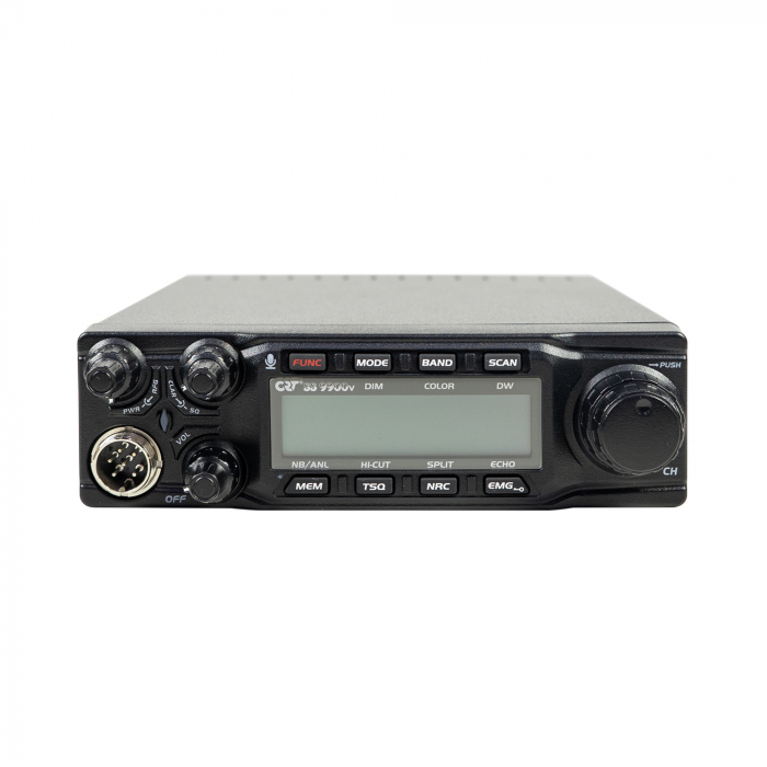 Statie radioamatori CRT SS 9900V AM, FM, LSB, USB, CW 28-29.7Mhz, ASQ, DTMF, Roger Beep, 12V, CTCSS, DCS, programabila AM: 80W, FM: 50W, SSB: 80W PEP [7]