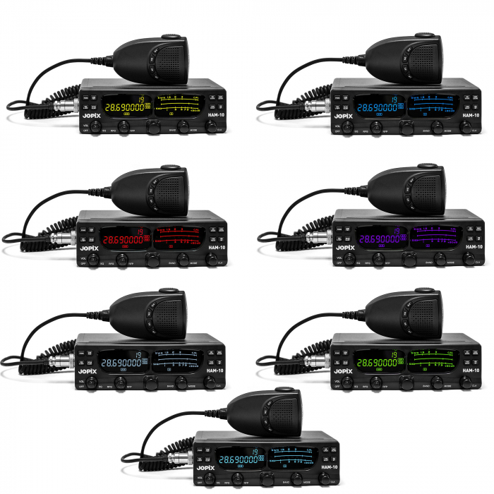 Statie radioamatori Jopix HAM-10, FM / AM / USB / LSB / CW 28-29.7 MHz, Roger Beep, 13.8V [2]