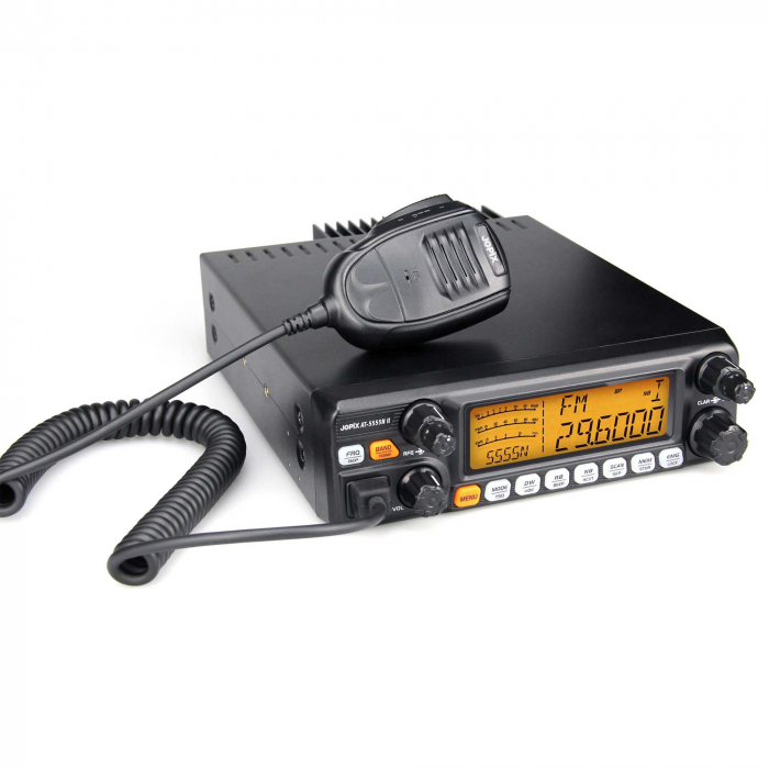 Statie radioamatori PNI Jopix AT-5555N II, AM, FM, SSB 10M CW TRX 28-29.7 MHz, VOX, Roger Beep, 13.8V [9]