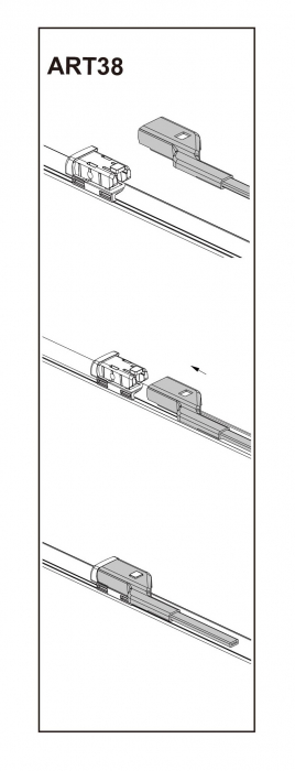 Stergator parbriz pasager FIAT DOBLO Cargo Platform/Chassis (263) 02/2010➝ COD:ART38 16" [1]