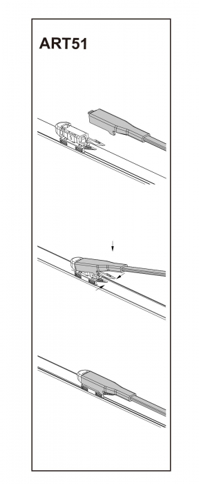 Stergator parbriz pasager NISSAN QASHQAI (J10, JJ10) 02/2007➝COD:ART51 15" [2]