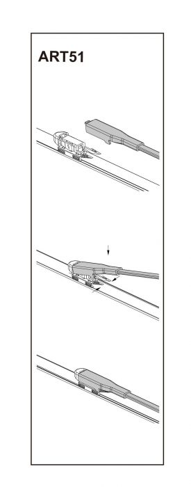 Stergator parbriz sofer FORDB-MAX 03/2012➝ COD:ART51 30" [2]