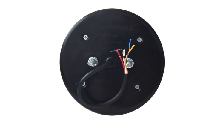 Stop LED  cu Efect Neon Smoked Ø13cm 130mm 12V-24V cu 4 Funcții Stop, Pozitie, Semnalizare Dinamică și Lumină de Mers Înapoi [3]
