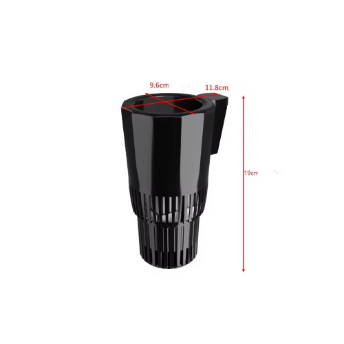 Suport auto inteligent pahare 2 in 1 racire incalzire LED touch bricheta 12V [5]
