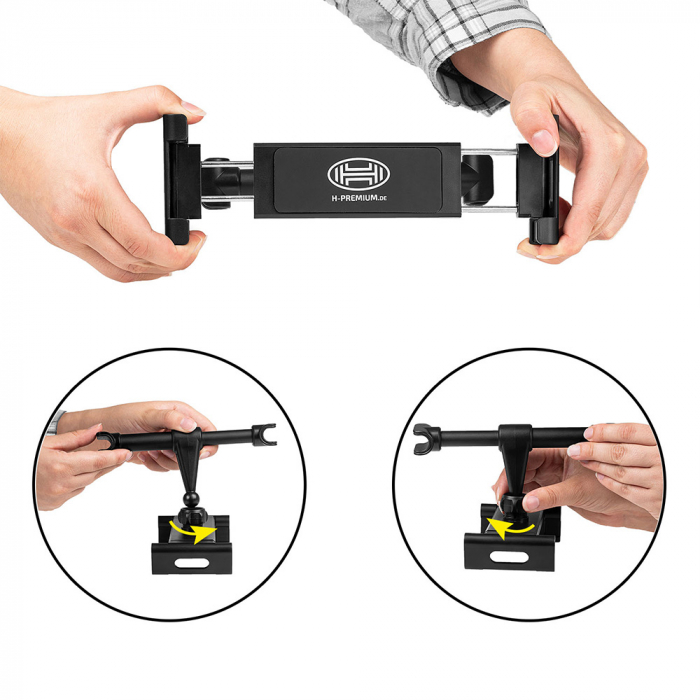 Suport Auto Premium Pentru Tableta Cu Prindere In Tetiera [14]