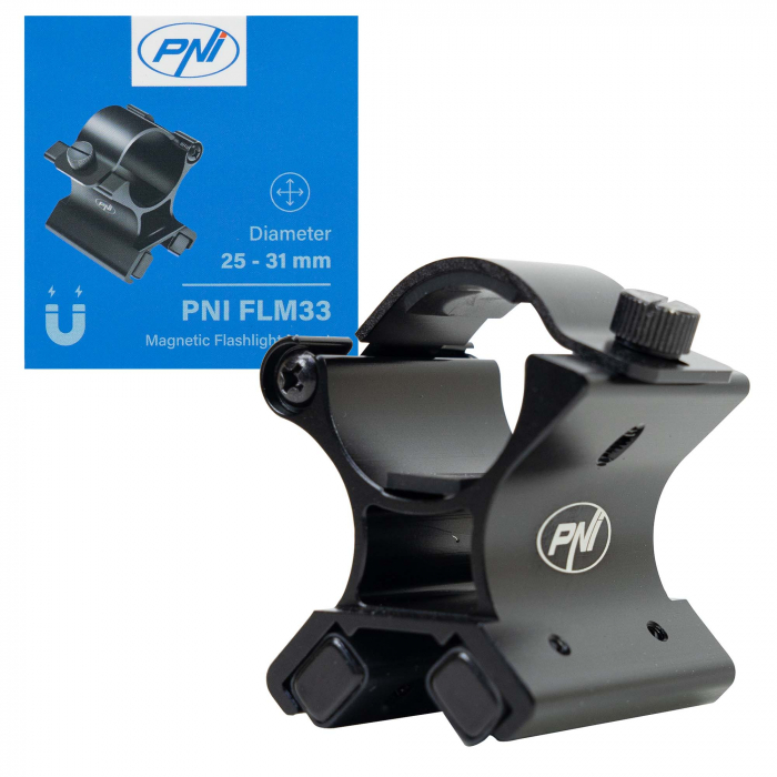 Suport de montaj magnetic PNI FLM33 pentru lanterne cu diametrul intre 25-31 mm [6]