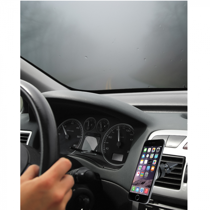 Suport magnetic pentru telefon mobil Silvercloud Easy Drive 12 in grila de ventilatie [6]