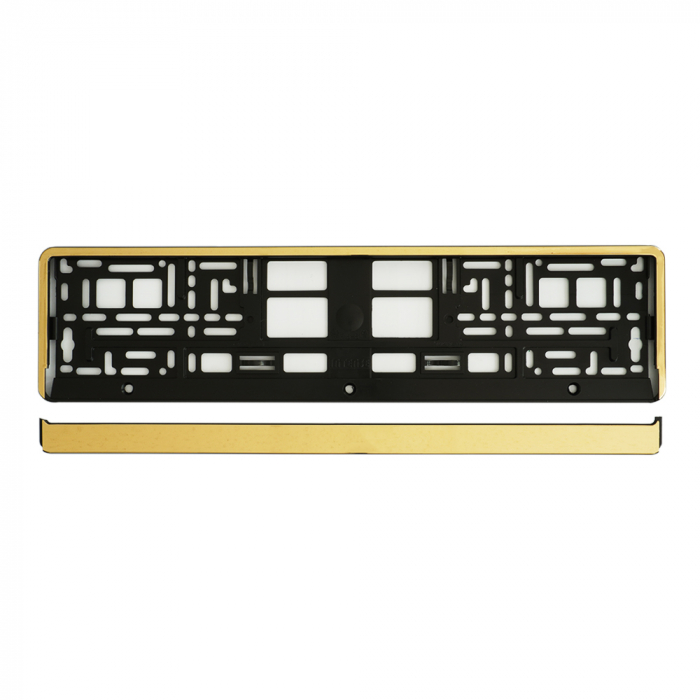 Suport Numar Inmatriculare Intense Hp Gold Set [6]