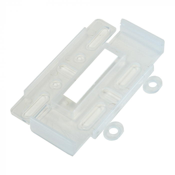 Suport Numar Inmatriculare Mega Drive Fara Rame Set 4 Buc (Fata + Spate) Transparent [2]