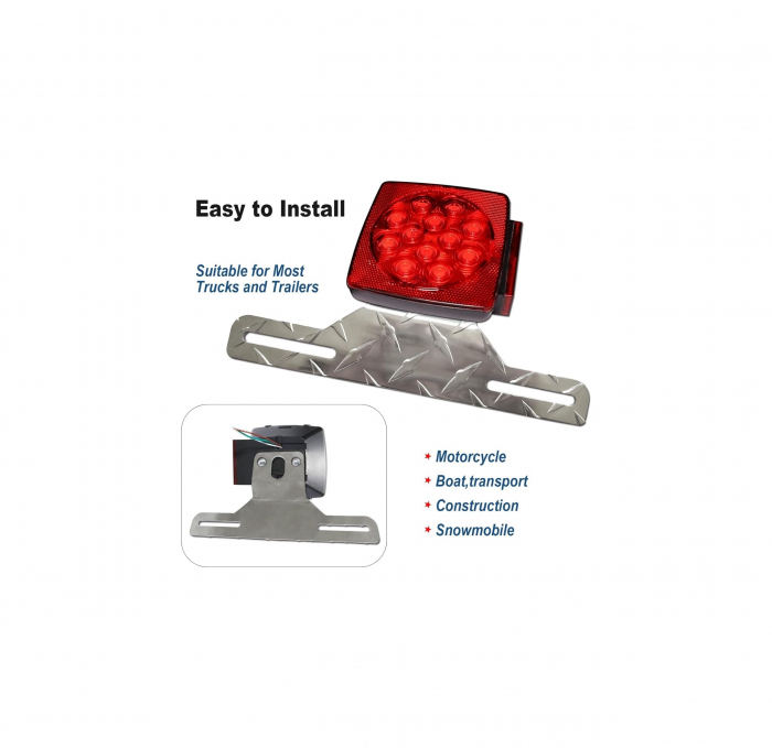 Suport placa lampa remorca [6]