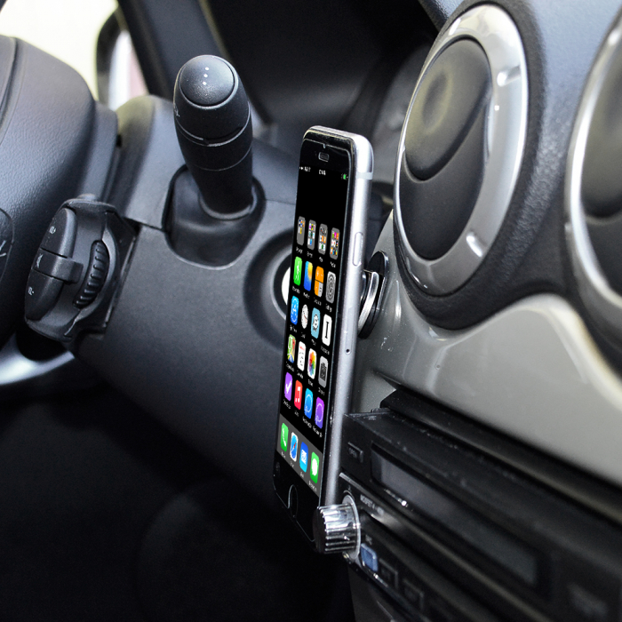 Suport universal PNI O-Ring, Desk Stand si Smart Grip, Light Black, suport auto inclus [7]