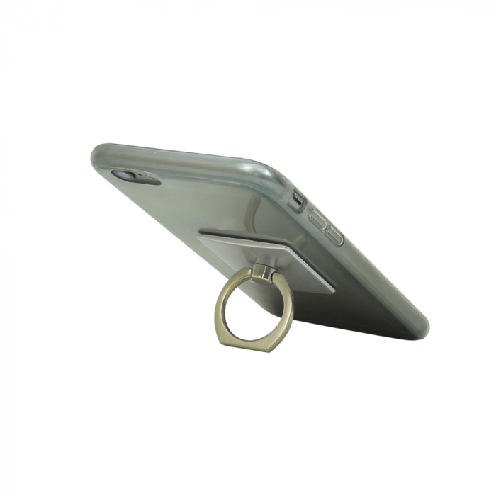 Suport universal PNI O-Ring, Desk Stand si Smart Grip, Silver, suport auto inclus [5]