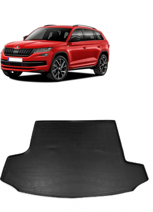 Tavita portbagaj tavita Skoda Kodiaq (varianta 7 locuri) cu randul 3 pliat 2017-2024 [1]