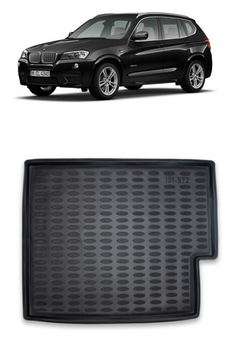 Tavita  protectie portbagaj din cauciuc TPE 3D  BMW X3  F25 (2011-2017) [1]
