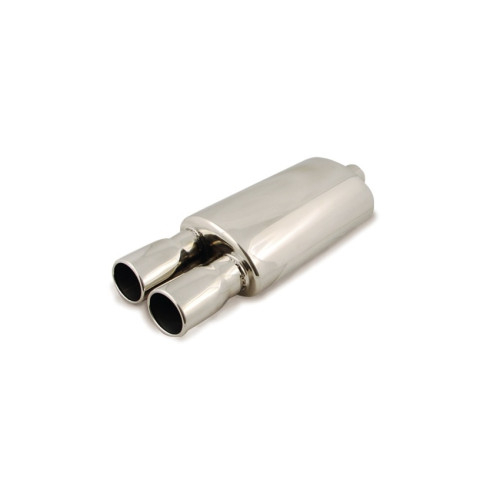 Toba sport inox dubla, diametru intrare 60 mm, lungime totala 550 mm, corp 320 mm [1]