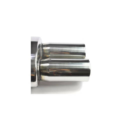 Toba sport inox dubla, diametru intrare 60 mm, lungime totala 550 mm, corp 320 mm [4]