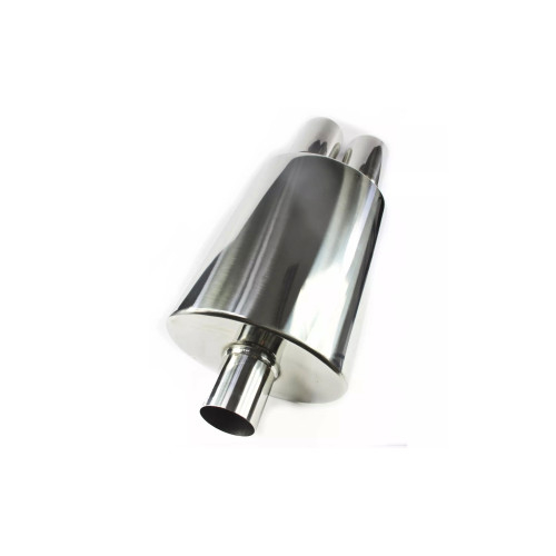 Toba sport inox dubla, diametru intrare 60 mm, lungime totala 550 mm, corp 320 mm [3]