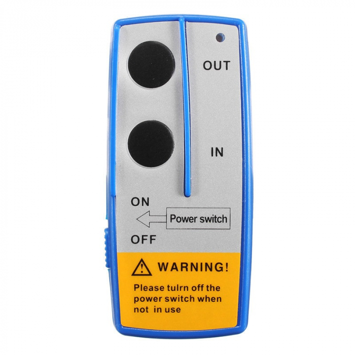 Troliu electric cu telecomanda pentru remorcare autoturisme, jeep, asistenta rutiera, 6000LBS 2720kg, 12V-24V [5]