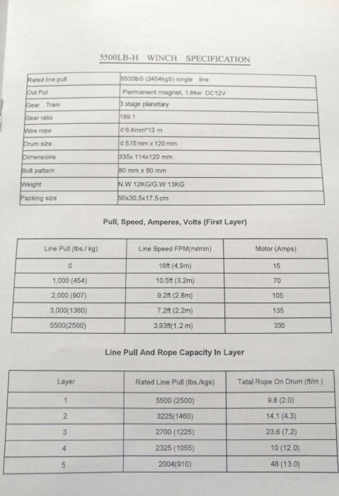 Troliu electric cu telecomanda pentru remorcare autoturisme, jeep-uri, barci, off-road, 5500LBS 2500kg, 12V [20]