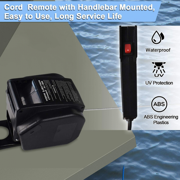 Troliu electric pentru barci, auto, si tractari auto [5]