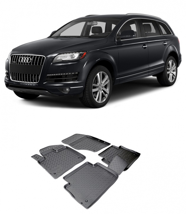 Set covorase cauciuc tip tavita Audi Q7 (2005-2015) [1]