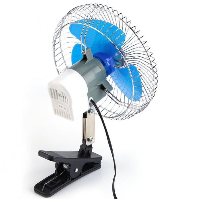 Ventilator auto rotativ 12V suport fix metalic [5]