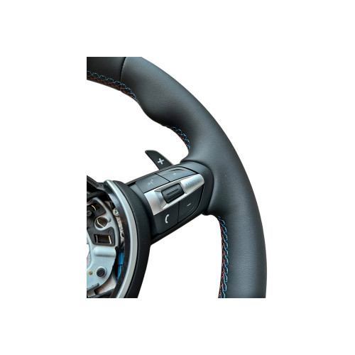 Volan sport piele compatibil cu modelele BMW Seria 1 F20,F21 Seria 2 F22,F23,F45,F87 Seria 3 F30,F31,F34 Seria 4 F32,F33,F36,F82,F83 X5 - F15 X3 - F25  [3]