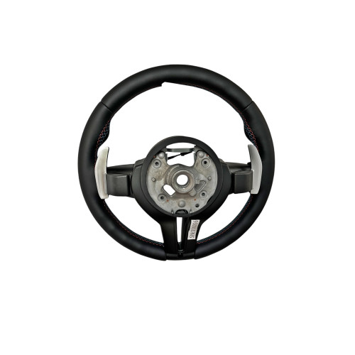 Volan sport piele compatibil cu modelele BMW Seria 1 F20,F21 Seria 2 F22,F23,F45,F87 Seria 3 F30,F31,F34 Seria 4 F32,F33,F36,F82,F83 X5 - F15 X3 - F25  [4]
