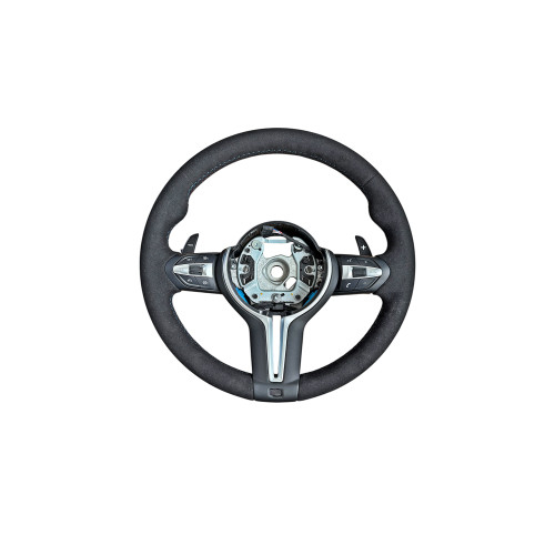 Volan sport piele imitatie alcantara compatibil cu modelele BMW Seria 5 F10,F11,F07 Seria 6 F06,F12,F13 Seria 7 F01,F02   [1]