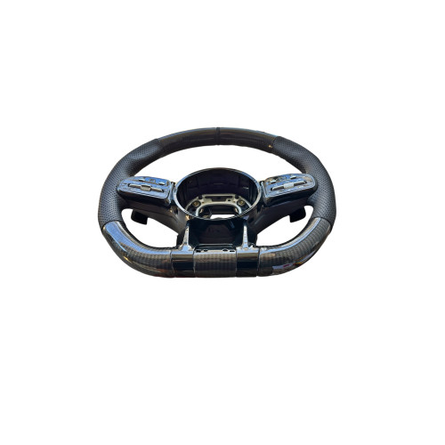 Volan sport piele perforata si carbon compatibil cu modelele Mercedes 2010-2021 Produs compatibil - nu este OEM Cod: OCH-14 [2]