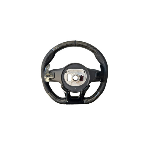 Volan sport piele perforata si carbon compatibil cu modelele Mercedes 2010-2021 Produs compatibil - nu este OEM Cod: OCH-14 [5]