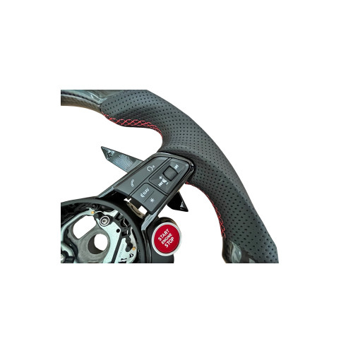 Volan sport piele si carbon compatibil cu modelele Audi fabricate dupa 2011, Produs compatibil - nu este OEM [3]