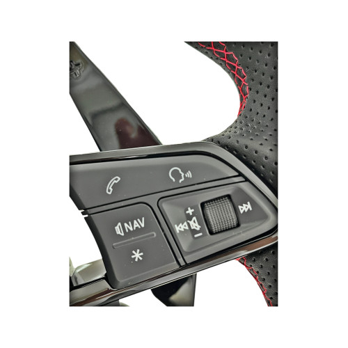 Volan sport piele si carbon compatibil cu modelele Audi fabricate dupa 2011, Produs compatibil - nu este OEM [7]